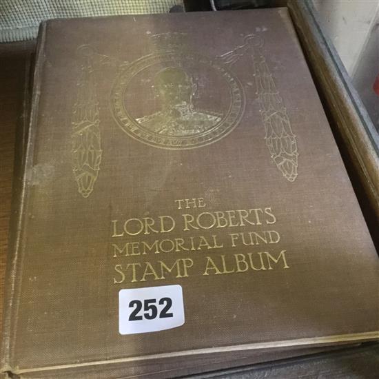 2 Lord Roberts stamp albums